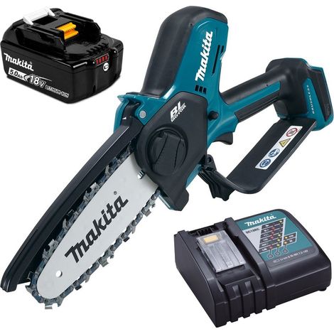 Makita DUC150Z 18v Cordless Brushless Chainsaw Pruning Saw 150mm 6"" 1 x 5.0ah (1/5)