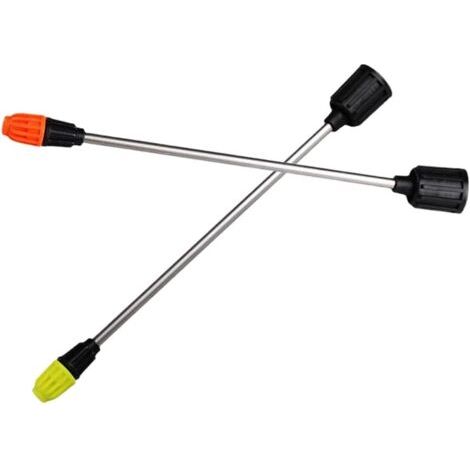 Perche d'Extension pour Pulvérisateur de Jardin 2L Lot 2 Pièces Tiges Longues en Plastique et Acier Inoxydable Buse Pulvérisation Précision Accessoire Arrosage - (1/5)