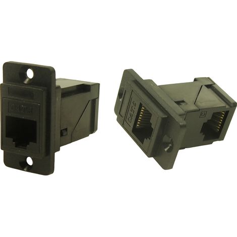 Cliff  RAFT DUALSLIM CAT6 RJ45 CSK CP30752 Adapter, Einbau    Schwarz 1 St.