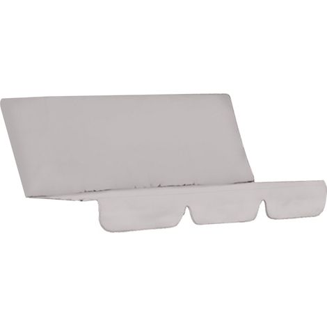 Housse de chaise suspendue imperméable et pliable avec coussin de remplacement pour terrasse, jardin ou extérieur (gris) (1/5)