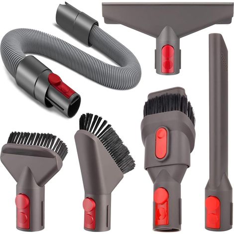 6 Pièces Accessoires Aspirateur pour Dyson Gen5 V7 V8 V10 V11 V12 V15 SV10 SV11, Pièces Détachées pour Dyson, Brosse Aspirateur (1/5)