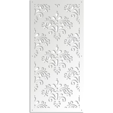 DAMASCO - Pannello in PVC traforato - Parasole - Colore: bianco - Misura: 50x150 cm (1/3)