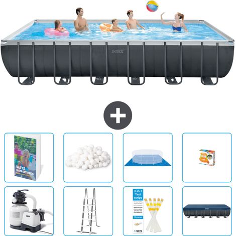 Ultra XTR Pool Rechteckig - 732x366x132 cm - 9-teilig S530