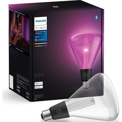 PHILIPS HUE Hue White and Color Ambiance Triangle - Ampoule connectée E27 (1/5)