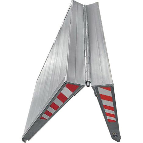 Laderampe 2411mm - geklappt 1251mm - Ladehöhe 650mm - Traglast 800kg - MPCI2400.750.1000S (1/5)