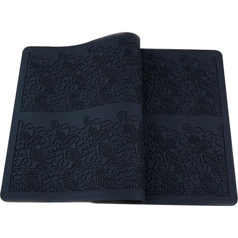 Embossing Mat for Cake Decorating, Floral Lace Cake Silicone Mat, Lace Cake Embossed Mat, for Cake Decorating, Pastry Accessories (1/5)