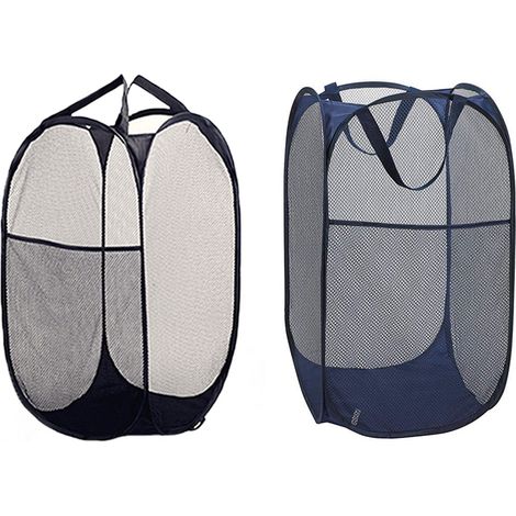 Panier de rangement pliable et portable, en tissu Oxford, panier de rangement multifonctionnel pour vêtements sales et autres articles (1/5)