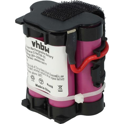 vhbw 1x Batería compatible con Flymo 1200R tijeras cortacésped, tijeras arbustos 2000mAh 18V Li-Ion