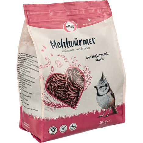 Stroetmann Elles Mehlwürmer 500 g - Wildvogelfutter (1/2)