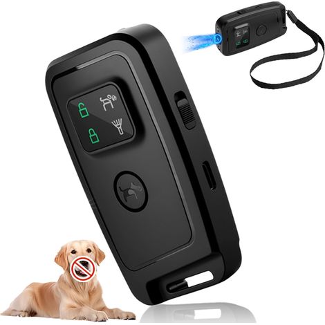 Dispositif anti-aboiement à ultrasons pour chiens – Appareil dissuasif et silencieux pour corriger les mauvais comportements – Contrôle des aboiements pour le dressage (intérieur/extérieur) (1/5)