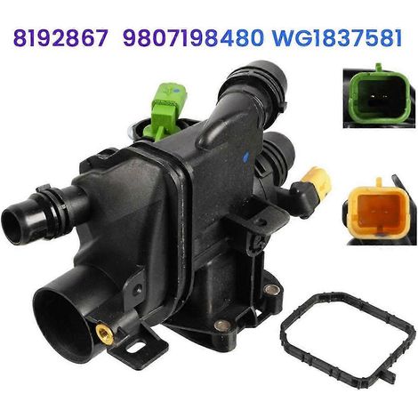 Thermostatgehäuse für Kühlmittel 9807198480 9807119880 für Peugeot 208 308 Citroën C3 Picasso C4 DS3 9