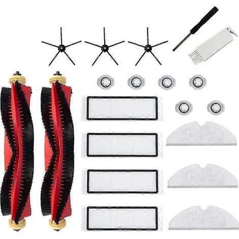 Chiffons, rouleaux, brosse principale, filtre HEPA pour balais Roborock S5 Max, S6 Pure, S6 Maxv, S4, S5 et S50 - Pièces détachées