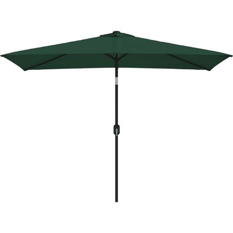 Ombrellone 200 x 300 cm rettangolare verde 020008032