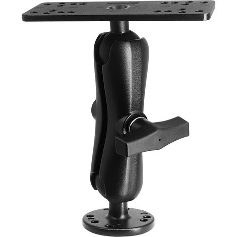 Support de sondeur avec boule de 3,8 cm, noir, support de montage réglable (1/5)