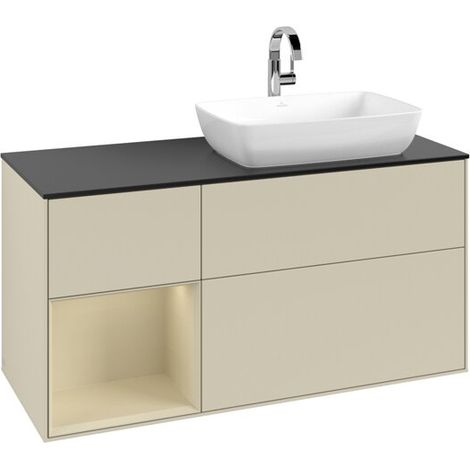 Villeroy & Boch F802HJHJ meuble sous-lavabo Finion F80 (1/3)