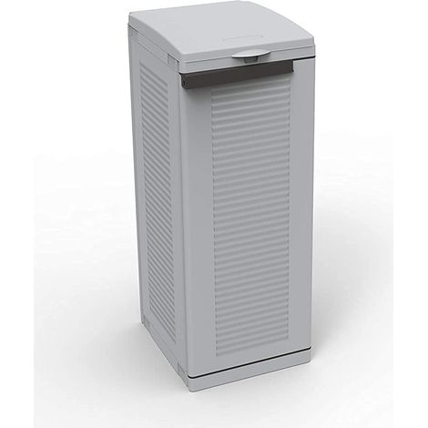Poubelle Recyclage, Systèmes de Tri des Déchets, pour Intérieur et Extérieur, 34,5x39x88,7 (1/5)