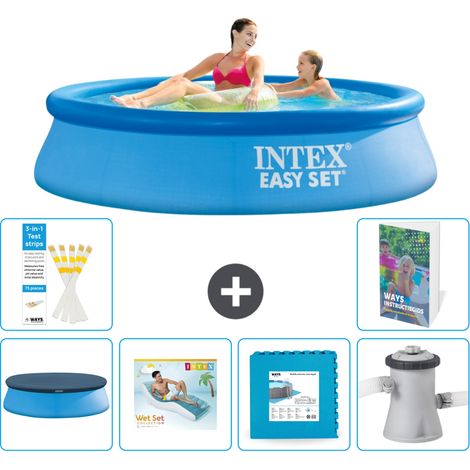 Intex Piscine Easy Set Ronde - 244x61 cm - 7-pièces S129 (1/5)