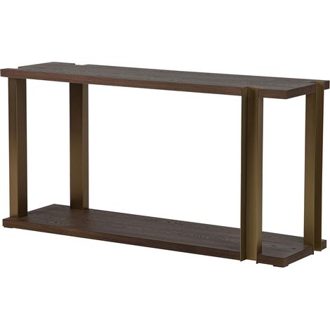 Console Noblesse en acier inoxydable et MDF 150 x 42 x 76 cm