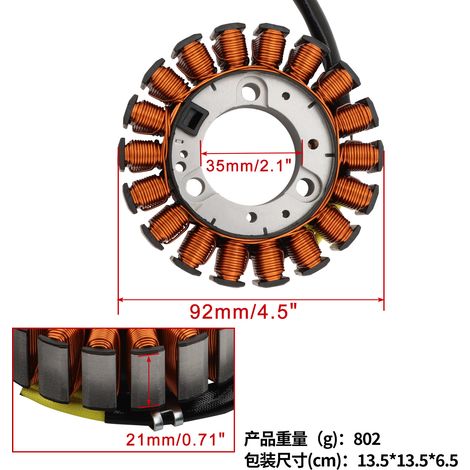 Bobine d'allumage stator CBR125R JC50B 2011-2017 2012-2016 31120-KPP-T01