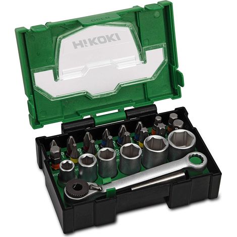Set di bussole e bit per avvitare HIKOKI 40030020 (24 pezzi) (1/5)