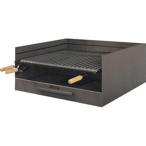 CAJON BARBACOA CON PARRILLA INOX PAELLERA (1/2)