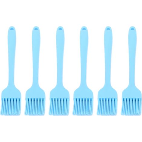 6 Brosses de Cuisson en Silicone pour Barbecue, Pâtisserie et Cuisine - Lot de 6 (1/5)