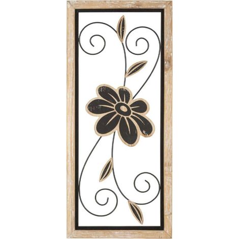 Wanddekoration Mauro Ferretti Koman natur 26x60 cm Metall MDF
