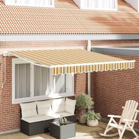 Einziehbare Markise Mehrfarbig 350 x 250 cm