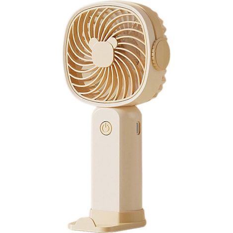 Tragbarer Nackenventilator leise USB Halsventilator wiederaufladbar mit regelbaren Geschwindigkeitsstufen für Home Office, Sport & Outdoor (1/5)