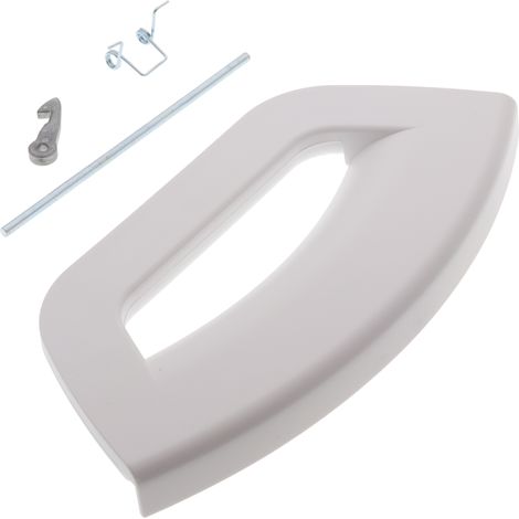 Maniglia leva apertura sportello oblò per lavatrice Ariston Hotpoint EFM FDE FML WML WDF (1/4)
