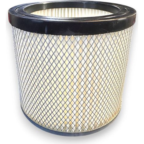 Filtro HEPA con retina esterna e fondo metallico chiuso per aspiracenere 12 lt (1/5)