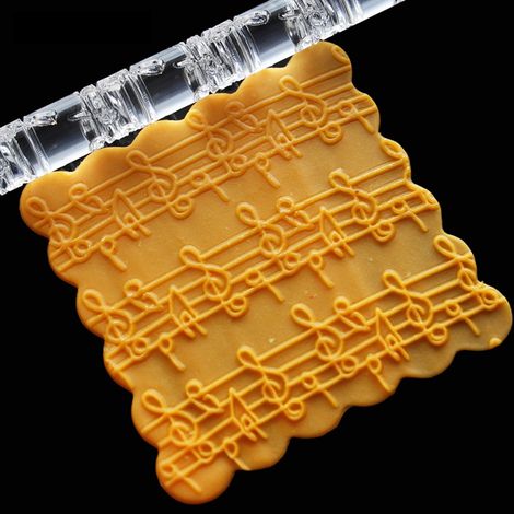 Rouleau à pâtisserie acrylique de haute qualité, rouleau pour fondant et pâte, outil DIY gâteau 06, sans bois, 30cm, pour cuisine et pâtisserie (1/5)