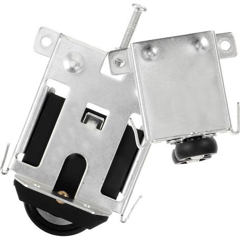 Poulie de guidage de porte coulissante de remplacement, facile à installer, adaptée aux portes de séparation coulissantes (1/5)