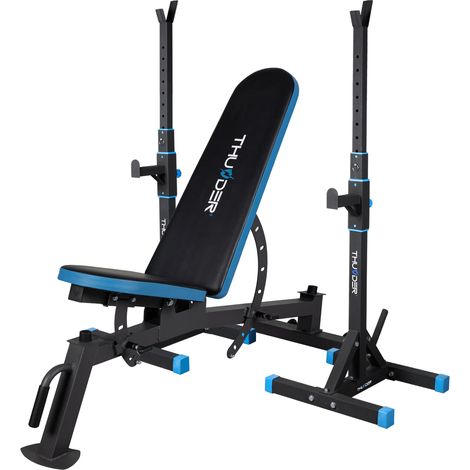 Banc de musculation avec support pour barre Thunder® LIFT-PRESA (1/5)