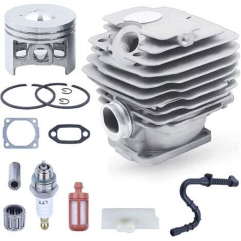 Piston et Cylindre pour STIHL 028 028AV 028AVS 028WB Tronconneuse. Cylindre + Piston + Joint + Bougie + Roulement Pièces de Rechange Moteur 028 AV Accessoire 14 in 1 (1/5)