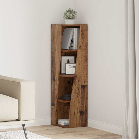Mobile angolare 27,5x27x102cm Legno ingegnerizzato vidaXL