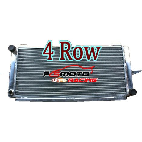 Radiador de aleación de aluminio, diseño de 4 filas, compatible con Ford RS2000 Escort, compatible con Sierra RS500 Cosworth, de colocación delantera. (1/5)
