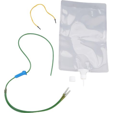 Kit de riego por goteo automático de 3 piezas para plantas con válvula ajustable para un flujo de agua controlado. Apto para plantas de interior y hierbas aromáticas (2 L). (1/5)