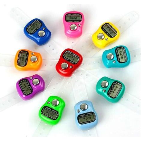 Lot de 5 mini compteurs numériques LCD avec affichage numérique (1/5)