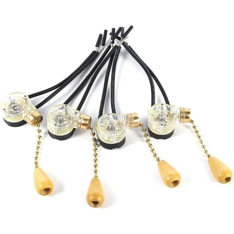 interruttori a tirante per ventilatore domestico, lampada, applique, interruttore a catenella di ricambio (1/5)