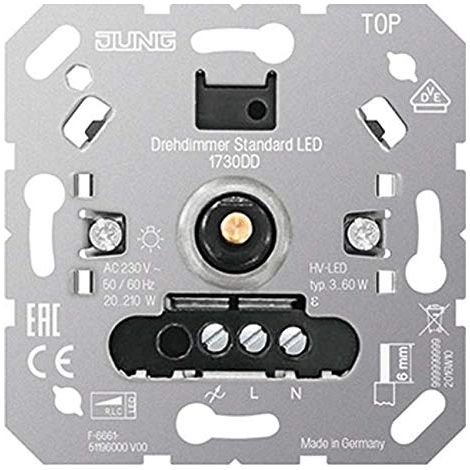 Jung Variateur rotatif Standard LED sans entrée satellite 1730 DD