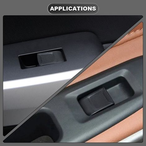 1 color: Black Material: ABS plastic Car rear single power window control switch 89740389 (1/5)