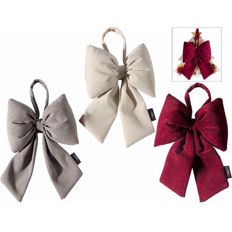Sacchetti profumatore per armadi e cassetti a fiocco con card fantasia natalizia. Con cordino per appendere, set da 12 pezzi, cm 11 x 4 x 18 H