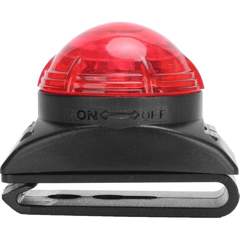 Lampe LED étanche pour chien - Collier lumineux de sécurité avec clip - Accessoire pour animaux de compagnie (Lumière rouge) (1/5)