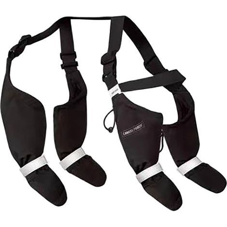 Verstellbare Hundeschuhe mit Riemen, wasserdichte Pfotenschützer, rutschfest, Typ B, extra groß (1/5)