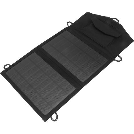 Panneau solaire monocristallin en silicium haute efficacité, portable et pliable, idéal pour le camping, les camping-cars, les voitures et les abris pour animaux. (1/5)