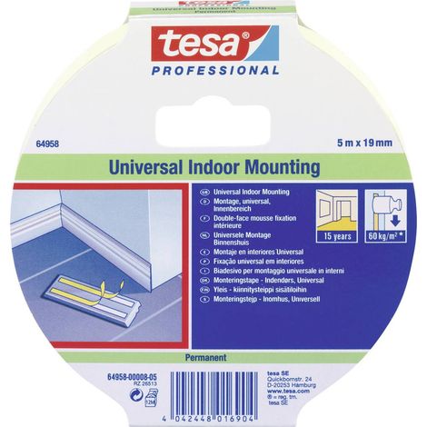 NASTRO BIADESIVO 'MOUNTING UNIVERSAL' TESA mm 19x5 mt -