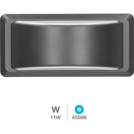 GSC 200205048 Aplique pared LED Anthe 12W 6500K IP65 Gris antracita (1/4)