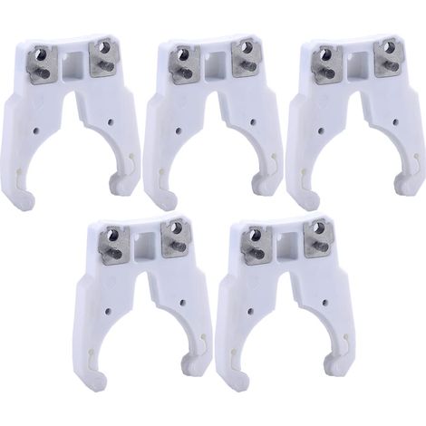 Porte-outils en plastique ABS ignifuge HSK 63F Blanc Pince de serrage Pince (1/5)