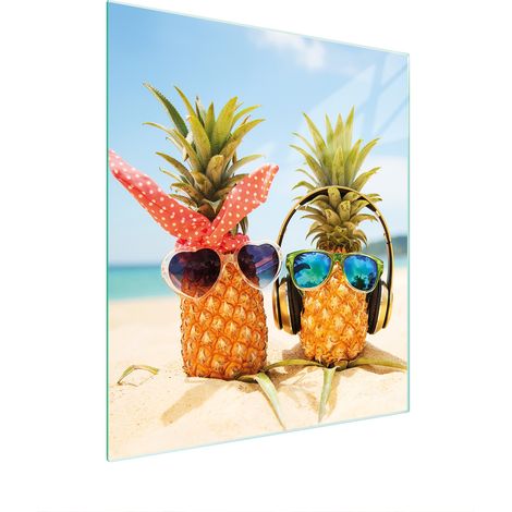 PLANCHE À DÉCOUPER EN VERRE 45x52 ANANAS (1/5)